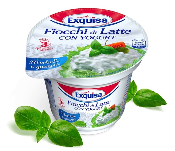 Fiocchi di latte con yogurt Exquisa, per un'alimentazione sana e leggera