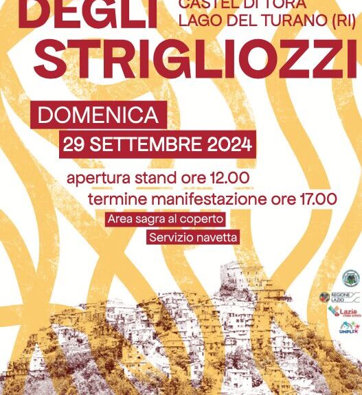 Sagra degli Strigliozzi a Castel di Tora il 29 settembre Fuoriporta