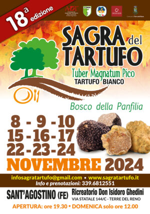 Sant’Agostino (FE), festeggia il tartufo 8/24 novembre Fuoriporta