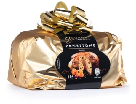 Gourmet - Panettone incartato a mano 1kg - Sapori News 