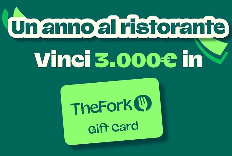 Concorso TheFork: vinci un anno al ristorante